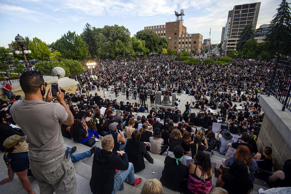 Boise Black Lives Matter Protest Thousands Attend George Floyd Vigil At Idaho Capitol Link To Full