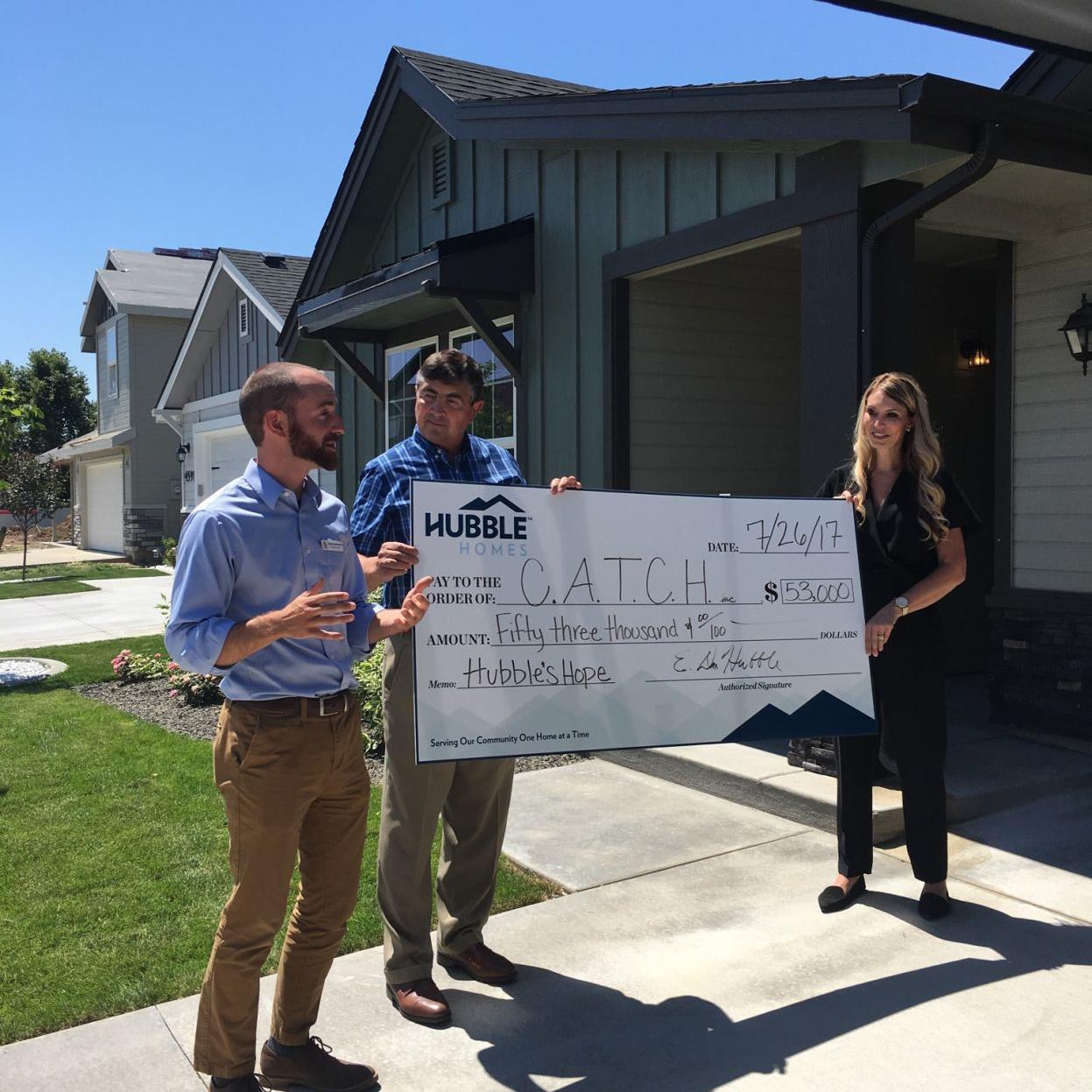 Front Porch Hubble Homes Donates House Sale Profits To Catch