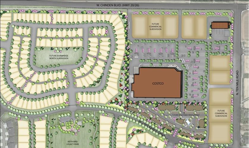 Meridian Idaho Zoning Map Meridian Planning And Zoning Recommends Approval Of Costco Development |  Local News | Idahopress.com