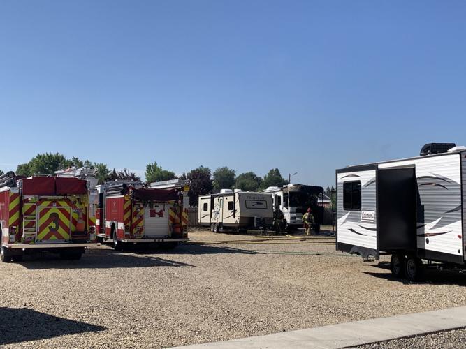 Mechanical issue causes RV fire at Nampa business | Local News ...