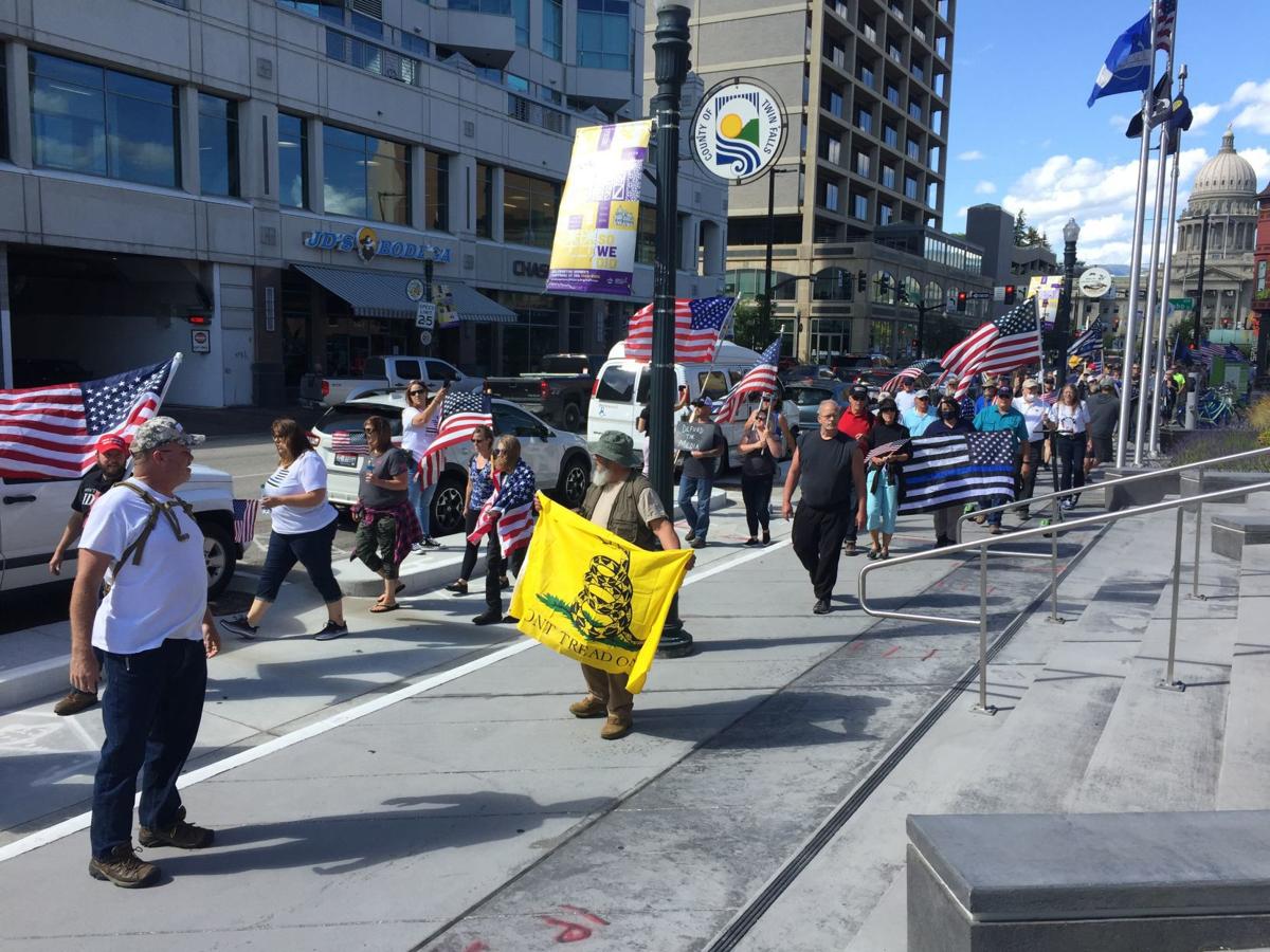 Boise Black Lives Matter Protest Today Reporter S Notebook Militiamen Provocateurs And Racists Surround Black Lives Matter Demonstration In Most Tense Confrontation To Date Citydesk Idahopress Com