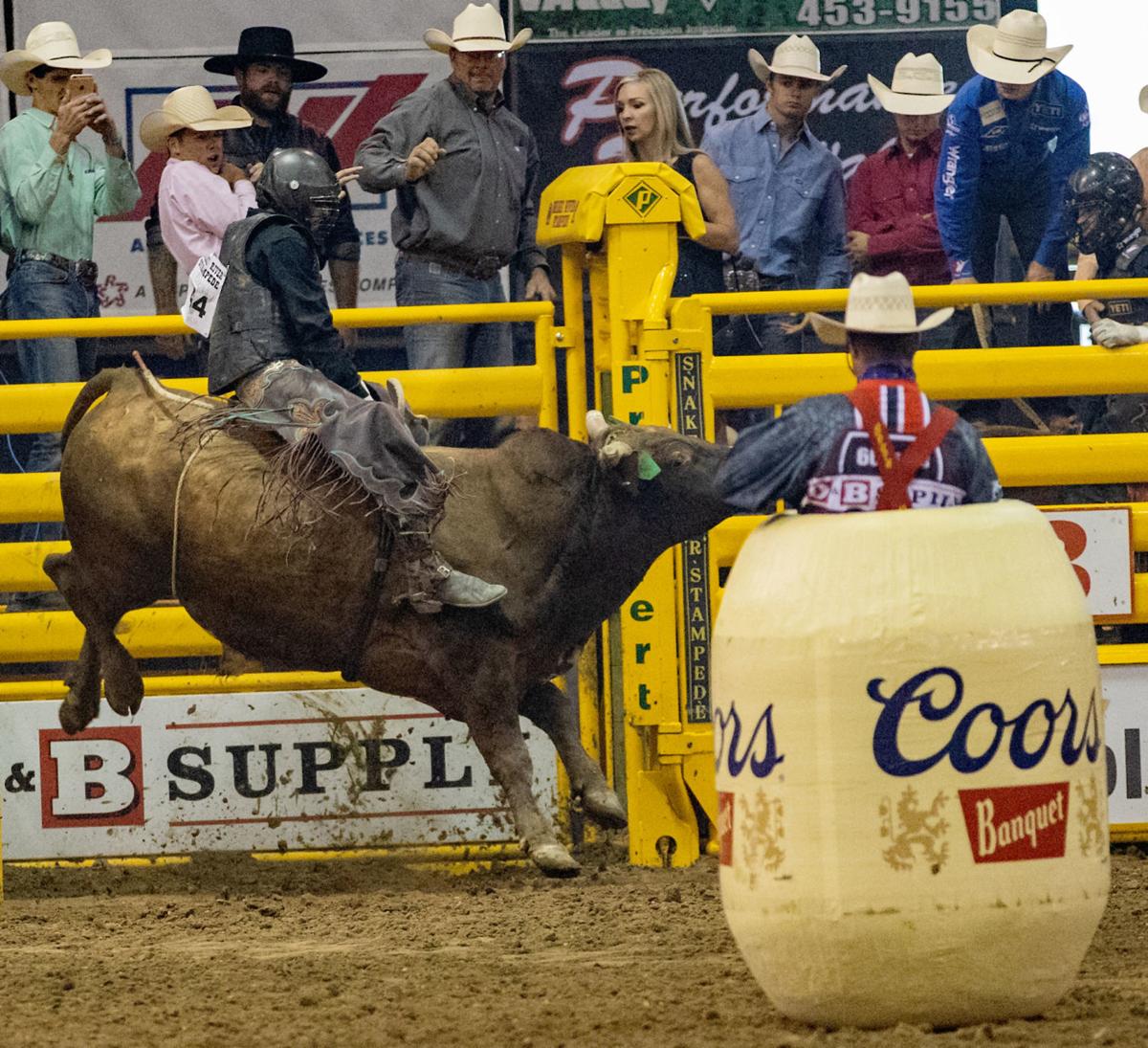 Eagle bull rider Diego Benedetti savors return home for Snake River