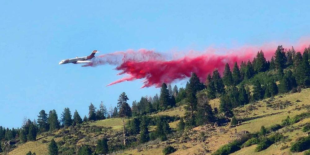 Wildfire above Ola nears containment as suppression efforts continue