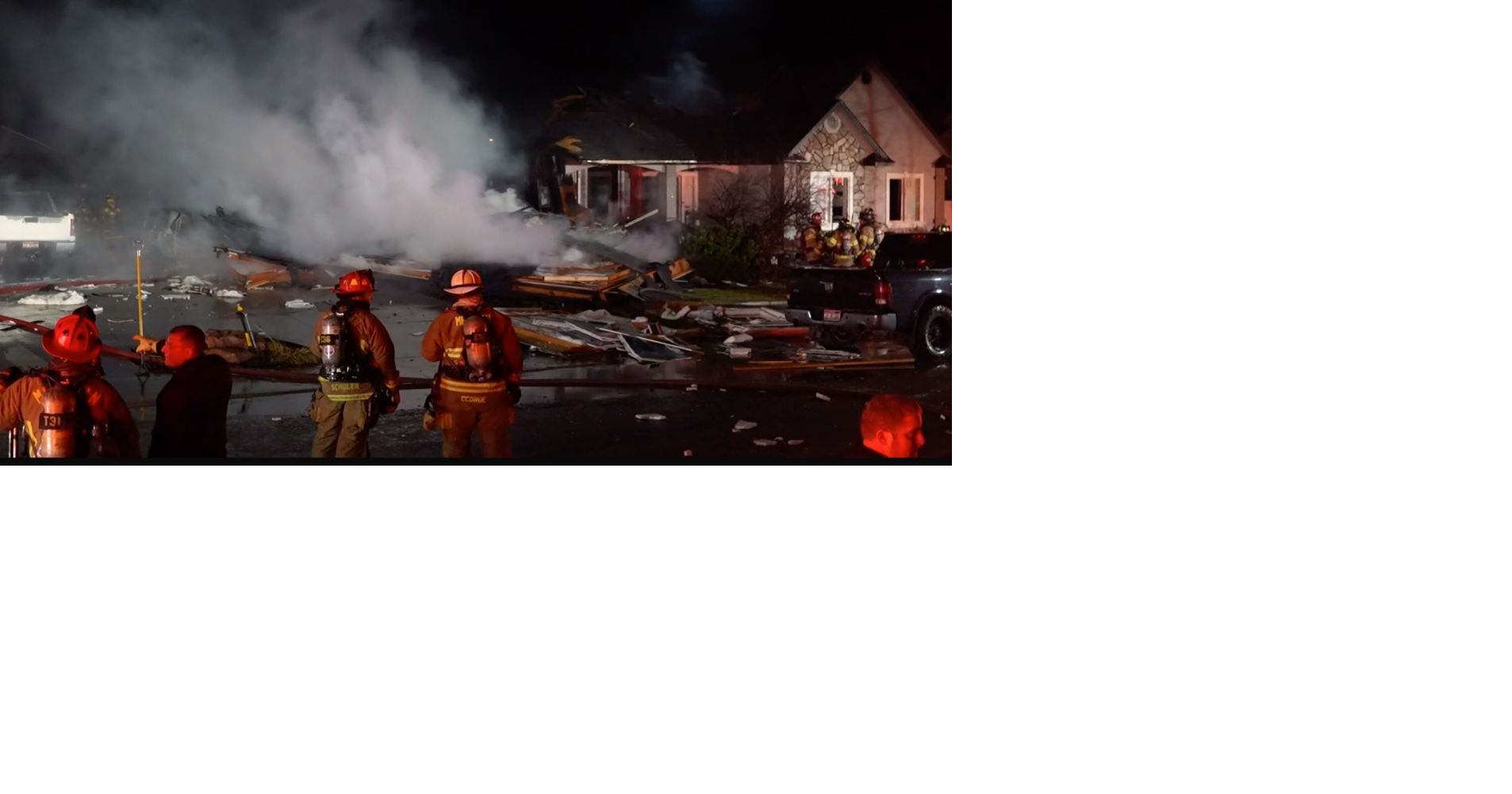 Meridian house goes up in flames after reported explosion | Local News ...
