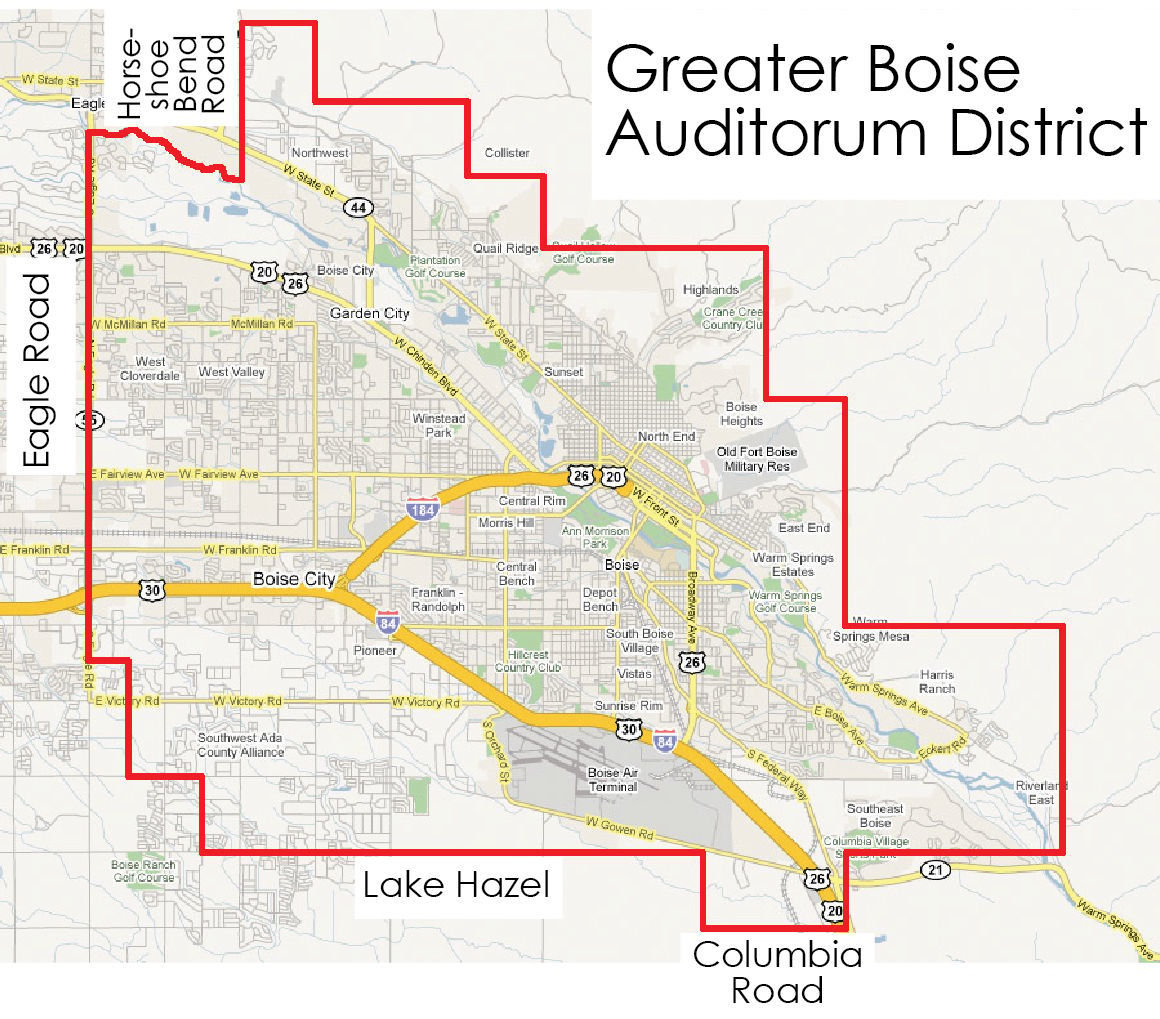 Boise Idaho City Limits Map Meridian Considers Auditorium District | Local Government | Idahopress.com