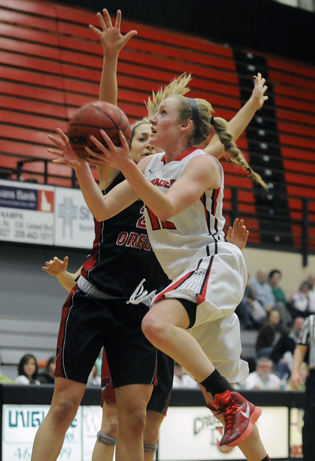 Northwest Nazarene Vs. Western Oregon Women's Basketball Photos
