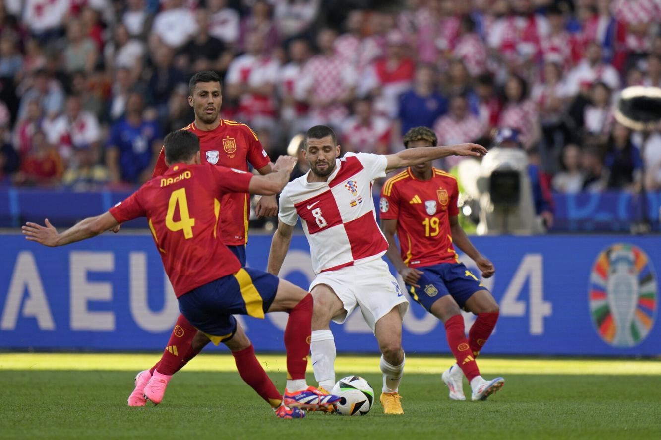 Euro 2024 Soccer Spain Croatia National Sports