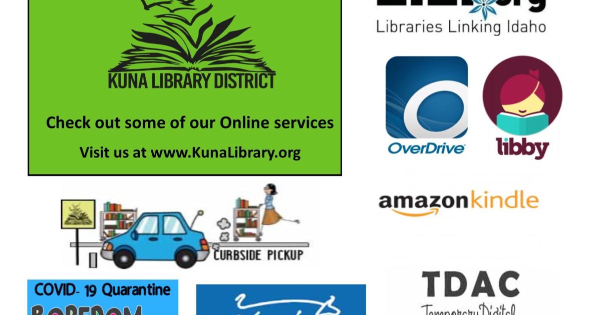 This week at the Kuna Library Local News