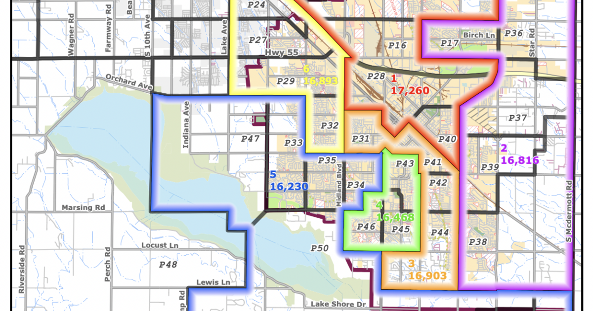 Nampa City Council approves new council district map | Local News ...