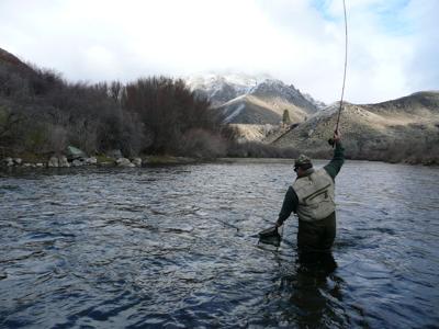 Winter fishing the Boise