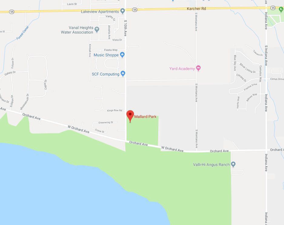 Point Mallard Park Map