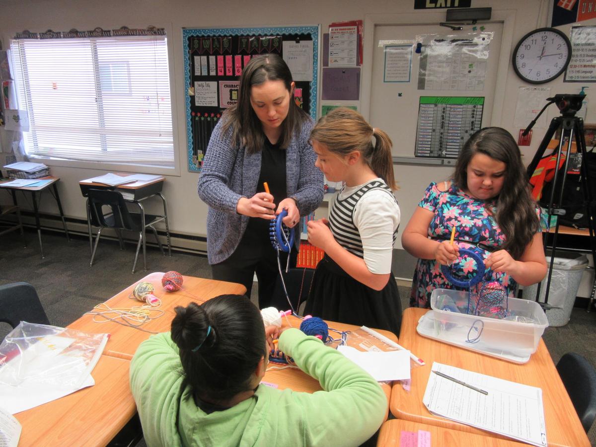 Front Porch East Canyon teacher, students knit hats for Nampa NICU