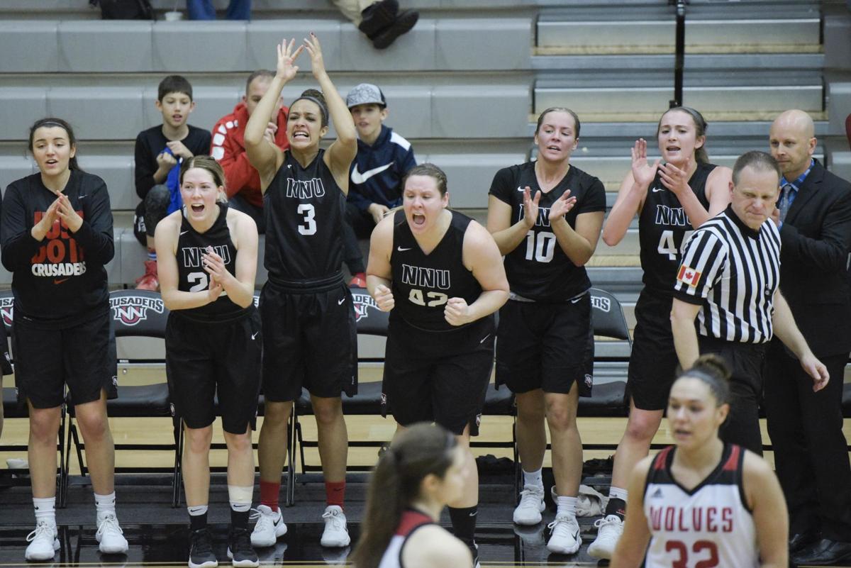 NNU women's basketball uses depth in league win against Western Oregon