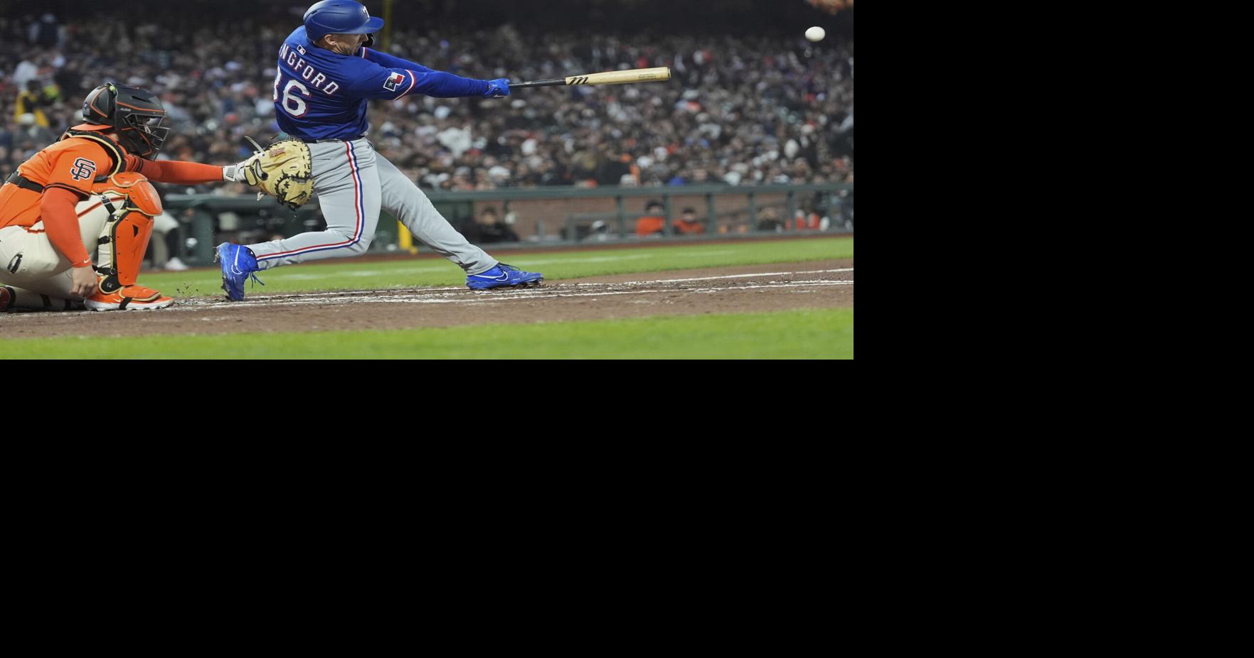 Rangers Giants Baseball