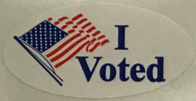 I Voted sticker