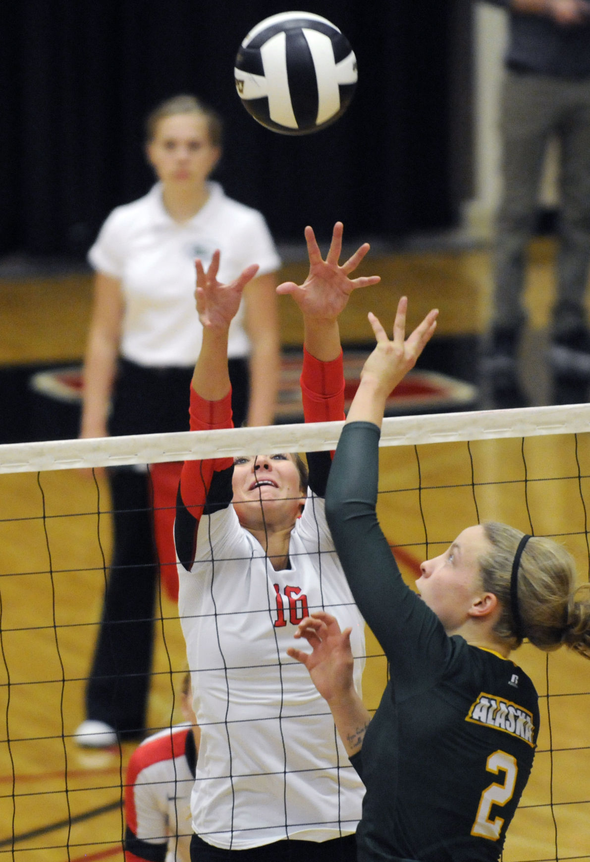 No. 23 Northwest Nazarene Vs. Alaska Anchorage Volleyball Photos
