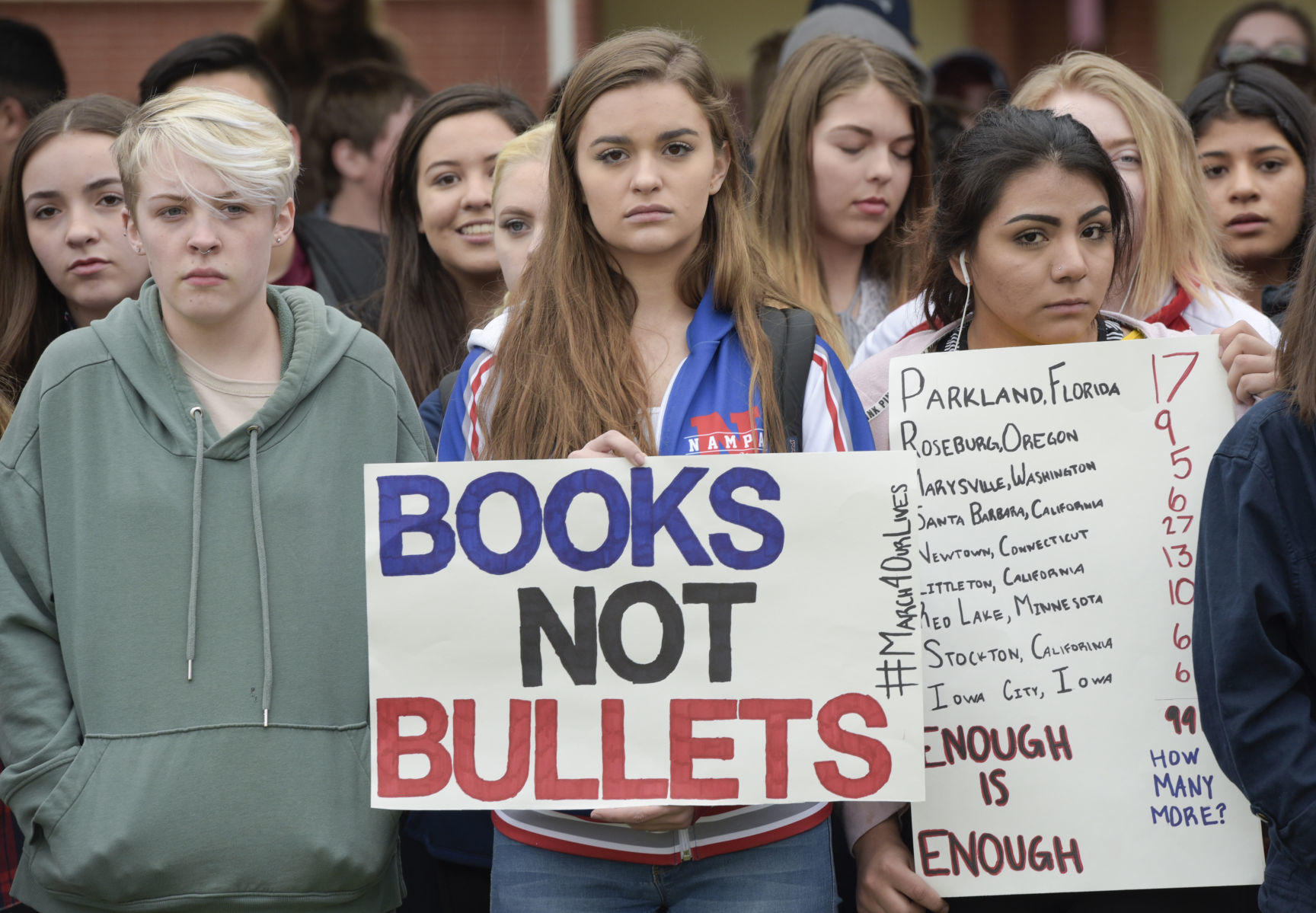 evans high school walkout