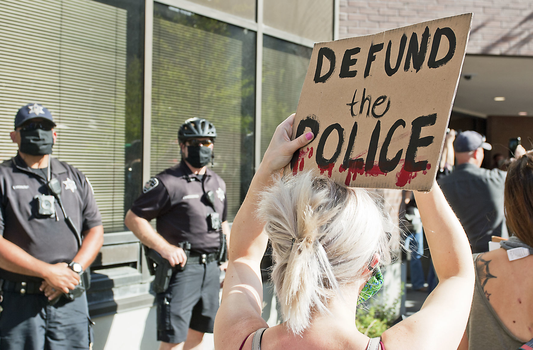 About 1,000 Protesters From Two Sides Attend Protest At Boise City Hall ...