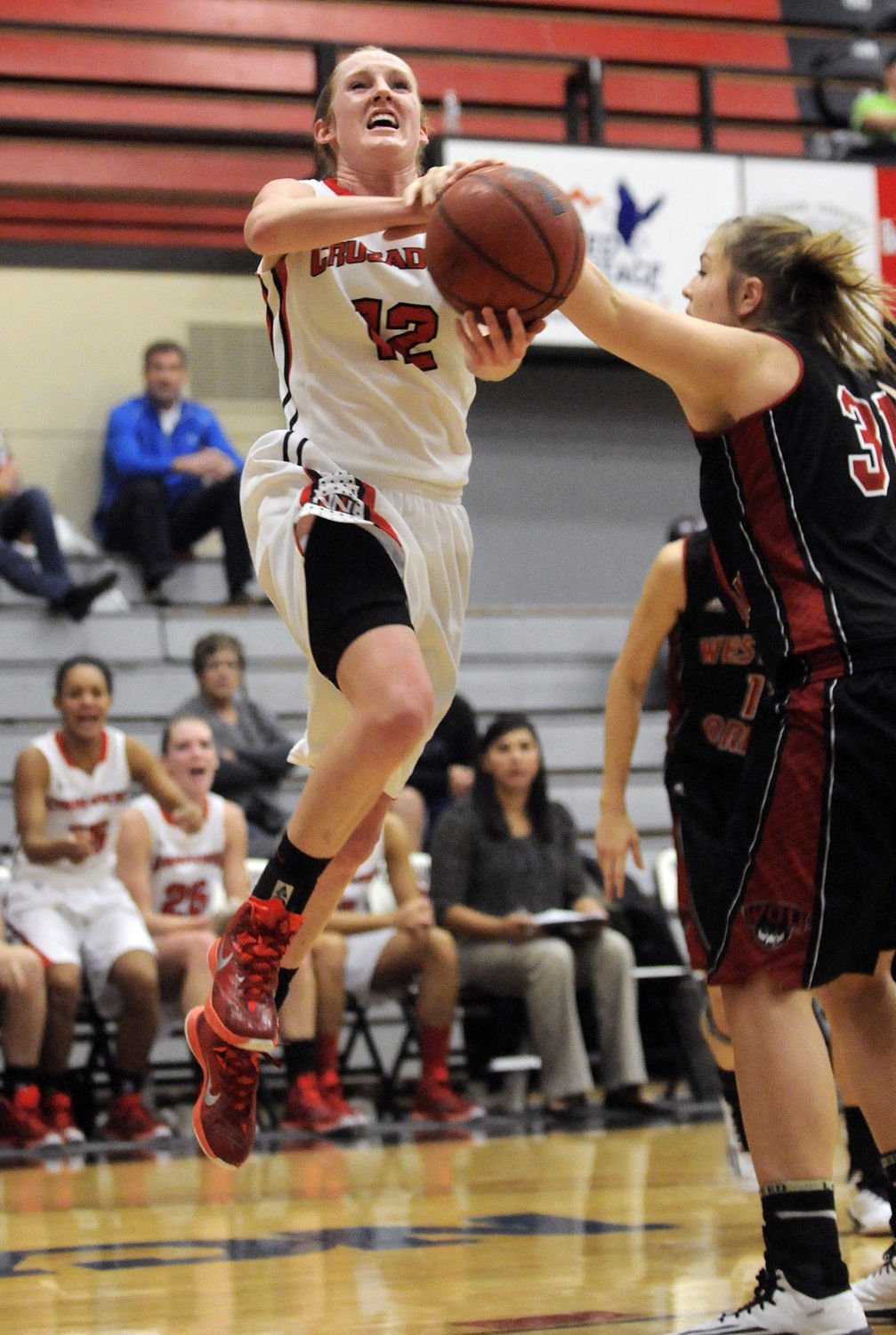Northwest Nazarene Vs. Western Oregon Women's Basketball Photos