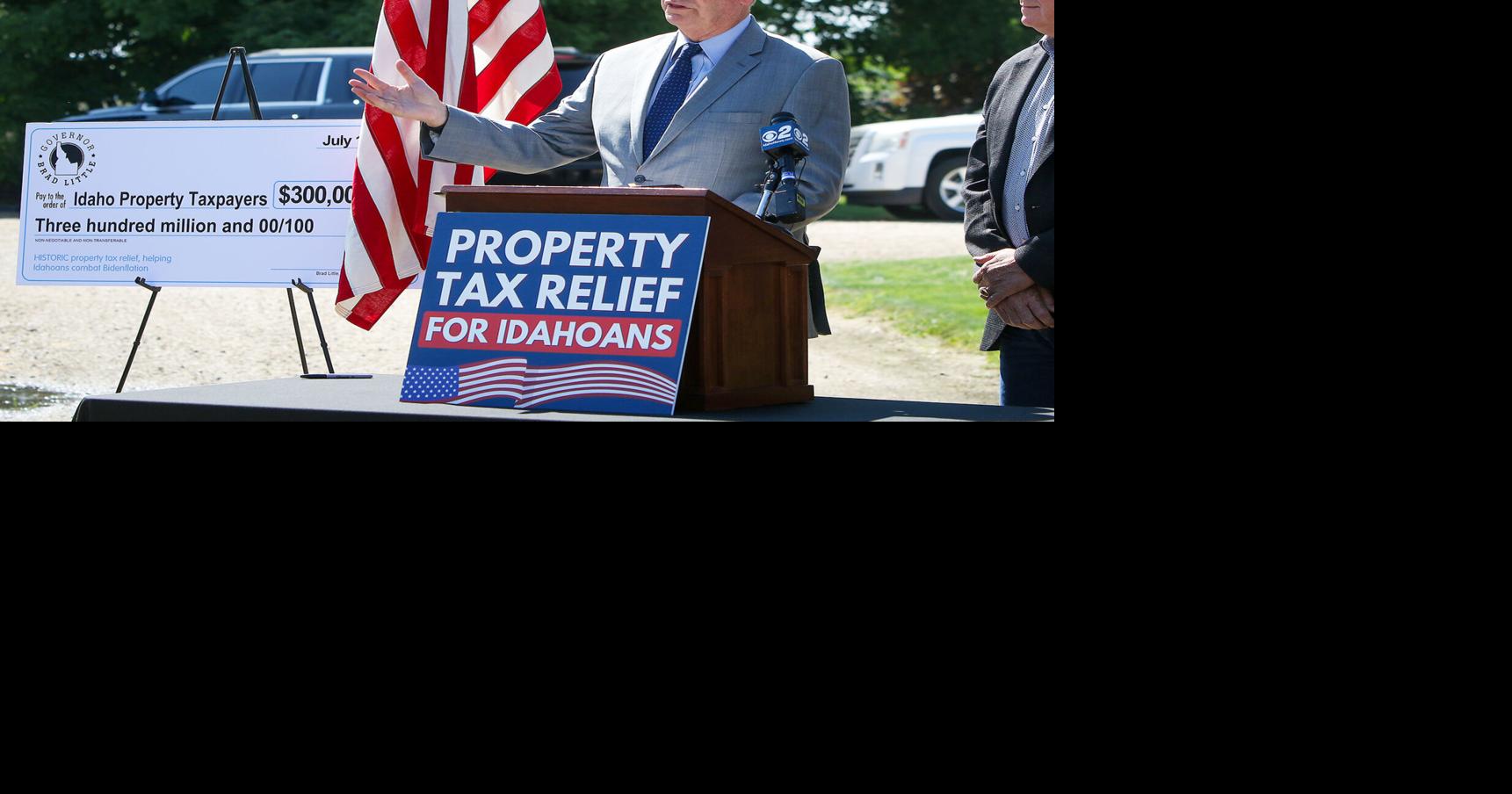 Around 300 million to go toward Idaho property tax relief this year