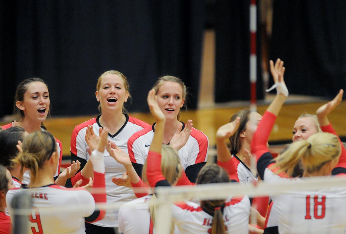 No. 23 Northwest Nazarene Vs. Alaska Anchorage Volleyball Photos