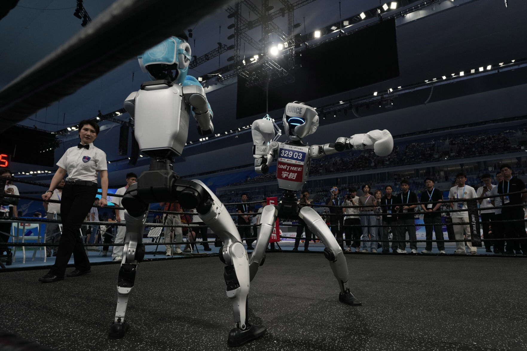 APTOPIX China Humanoid Robot Games | National Sports