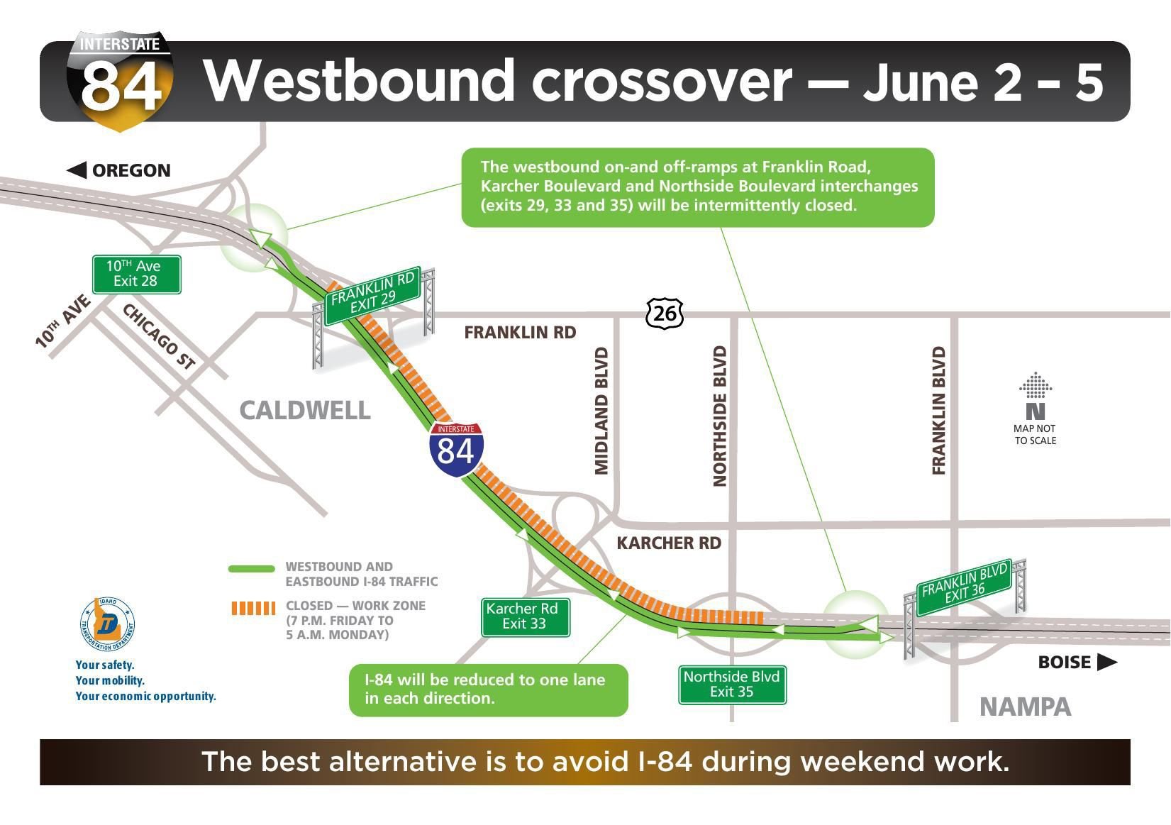 I-84 Closure Map | | Idahopress.com