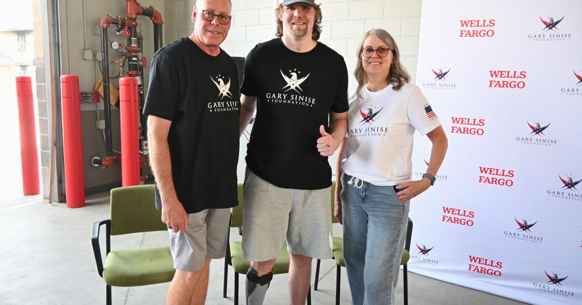 Wildland firefighter Justin Shaw honored two years into recovery