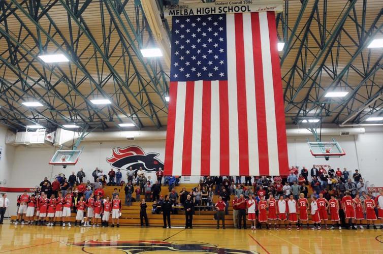 Melba vs Weiser Boys Basketball Sports