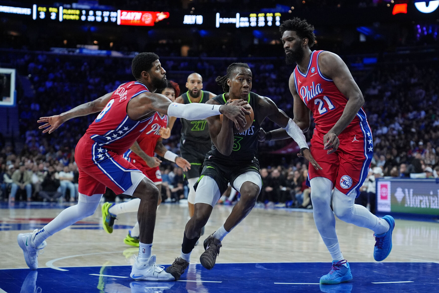 Timberwolves 76ers Basketball | National Sports | idahopress.com