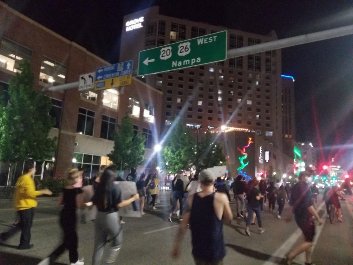 Boise Idaho Protest George Floyd Crowd Gathers In Downtown Boise To Protest George Floyd S Death