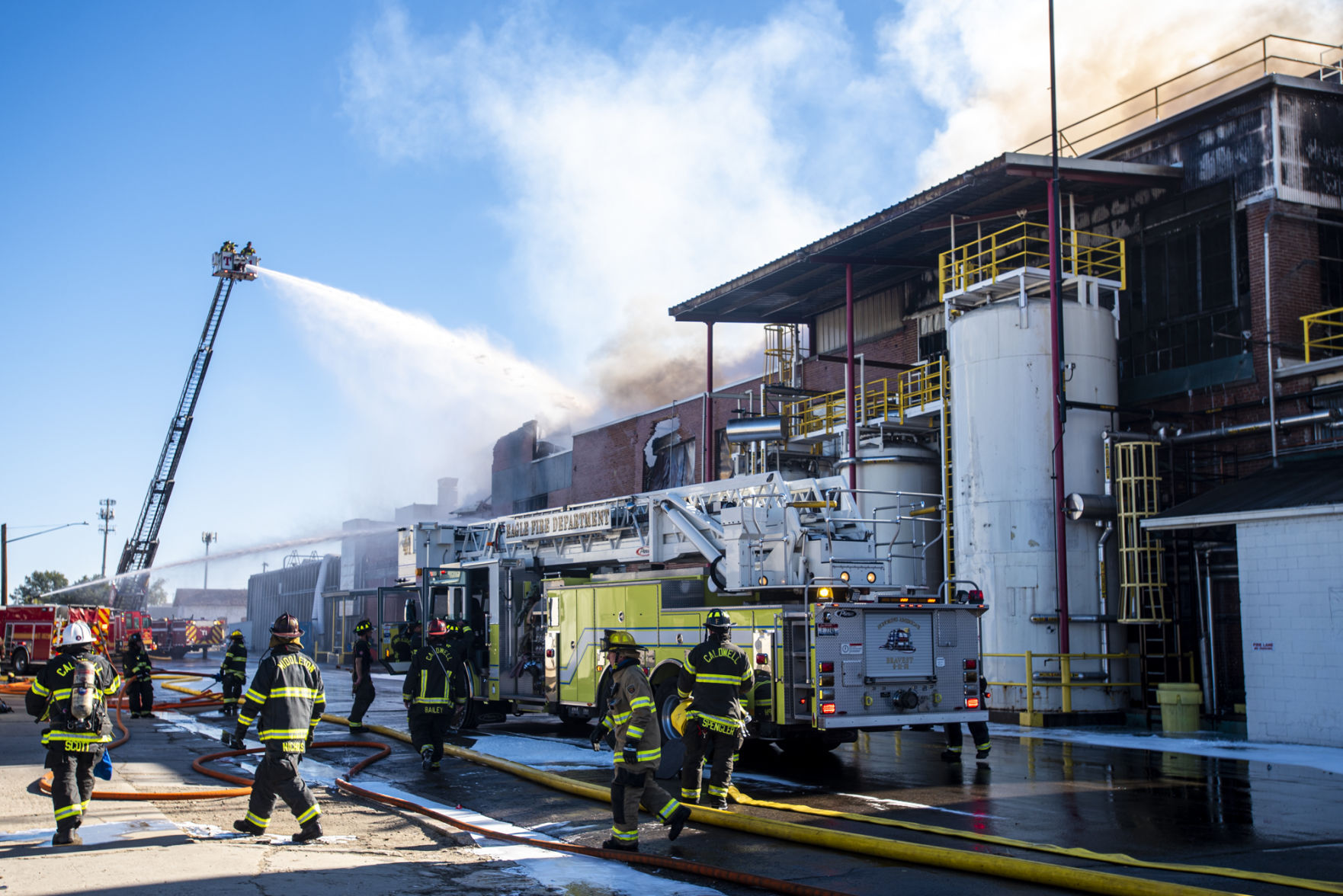 Large Fire Scorches Caldwell Darigold Building | Local News ...