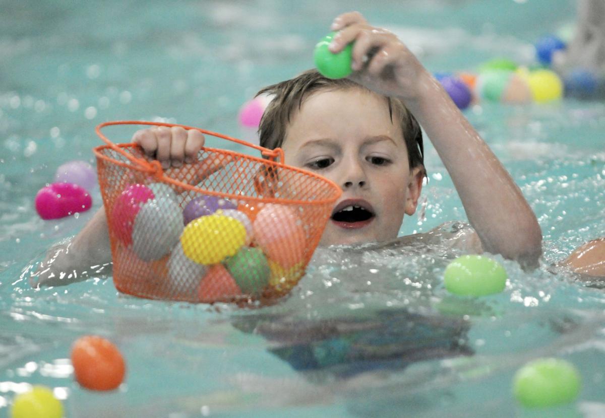 Swimming Pool Easter Egg Hunt Photos