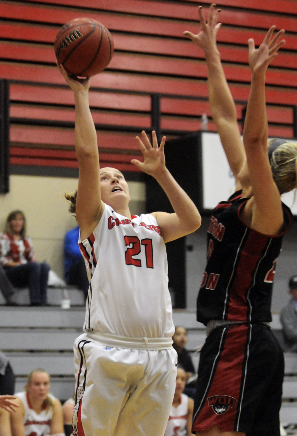Northwest Nazarene Vs. Western Oregon Women's Basketball Photos
