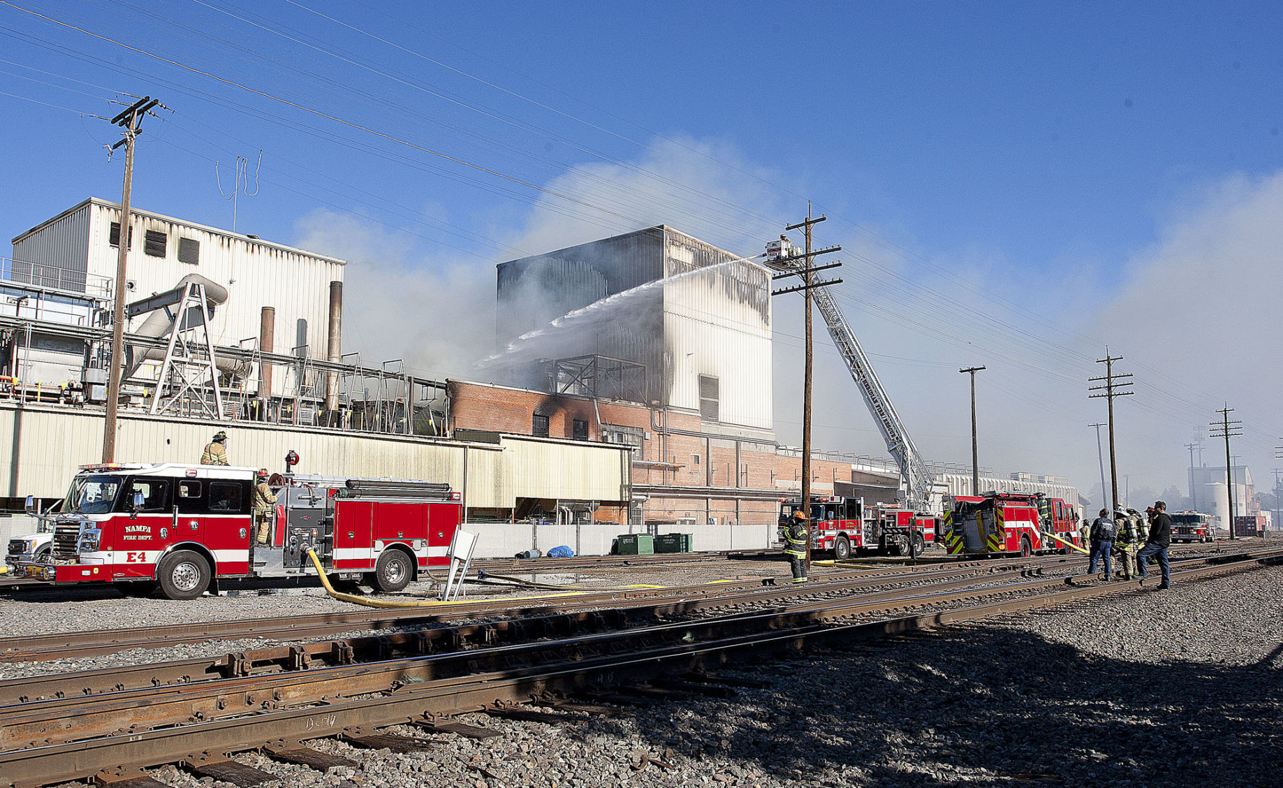 PHOTOS: Large Fire Scorches Darigold Building | News | Idahopress.com