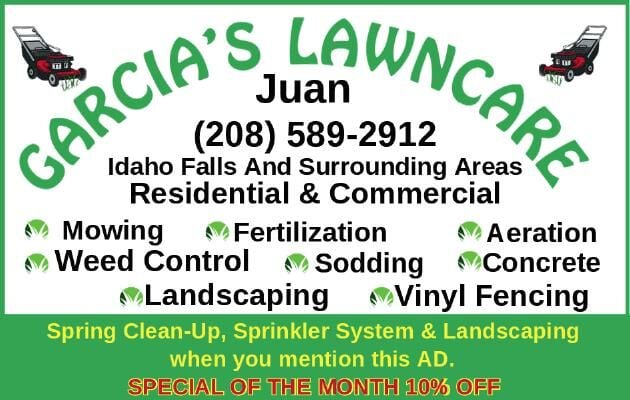 Garcias Lawn Care 208.589.2912