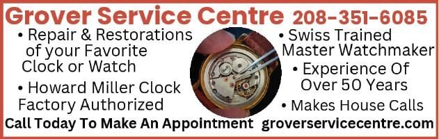 Clock & Watch repair 208.351.6085