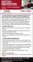 Challis Hiring ad