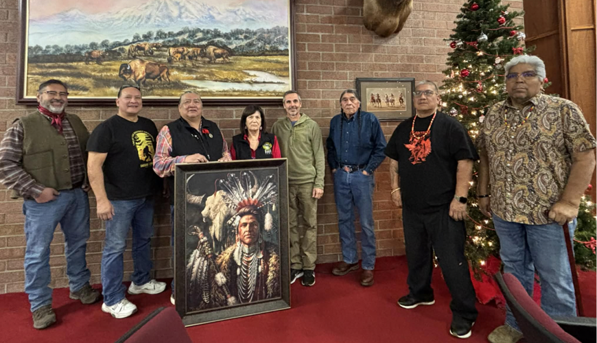 Chief Pocatello Painting