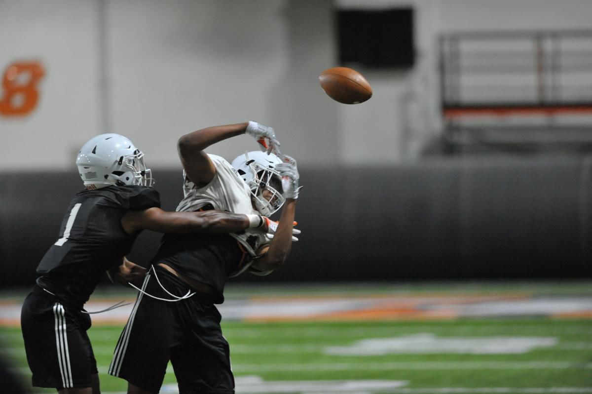 Taron Johnson plays football in mother's memory