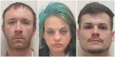 Andrew Austin Klimek, Malissa Irene Decoria and Dusten Lara.