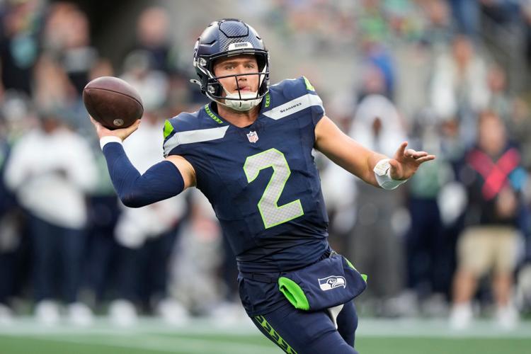 Photos of the NFL season opener, a rare Super Bowl rematch between the Seahawks and Patriots