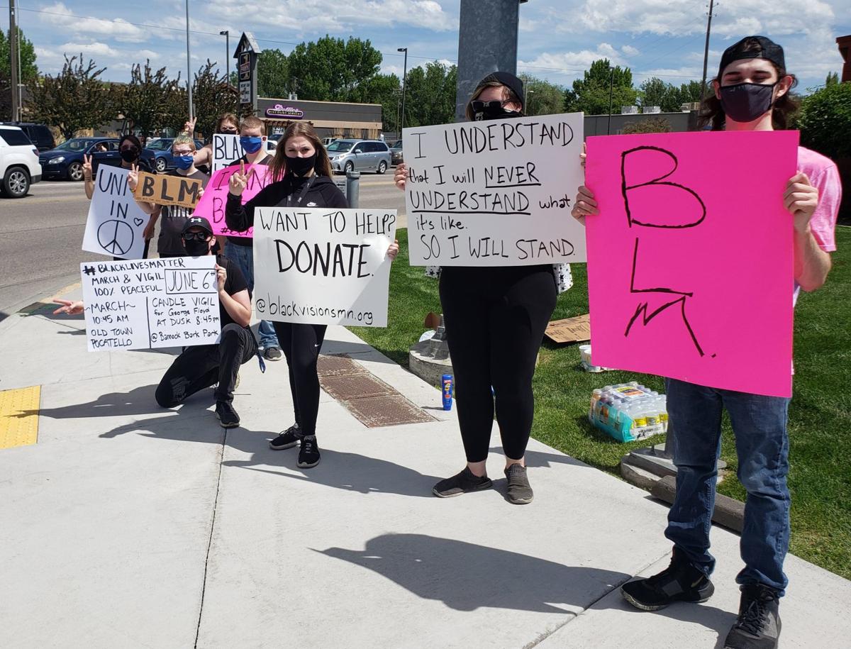 Pocatello Protests Peaceful Rallies Against Racial Injustice Unfold In Gate City Monday Local Idahostatejournal Com