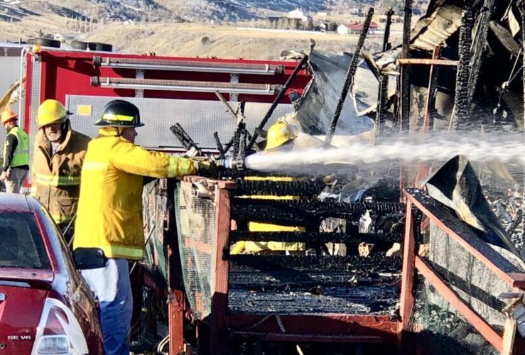 Mobile home fire