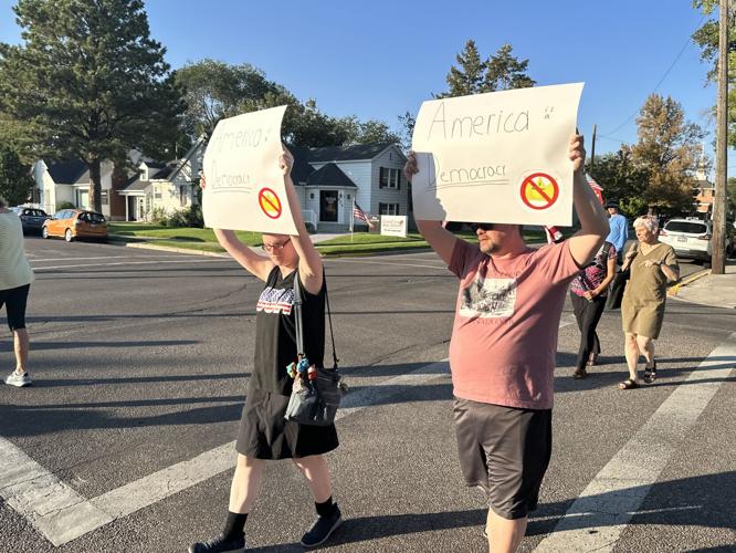 Photos of Citizens for Democracy Labor Day protest in Pocatello | Local ...