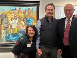 Pocatello area artist's award-winning painting depicts life-changing Impact of clean water in Kenya