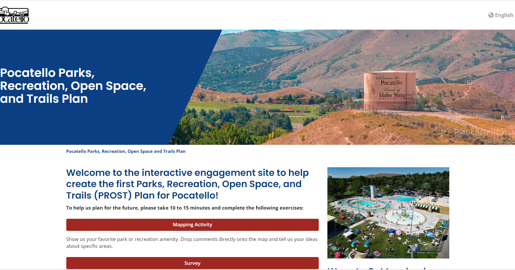 Website launches for Pocatello's Parks, Recreation, Open Space, & Trails Plan | Community - Vimarsana News