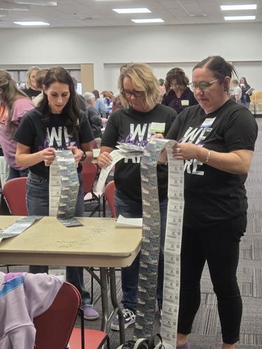 Looking over scratched tickets