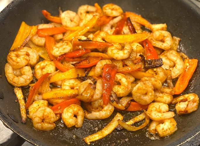 Belle's Easy Shrimp Fajitas