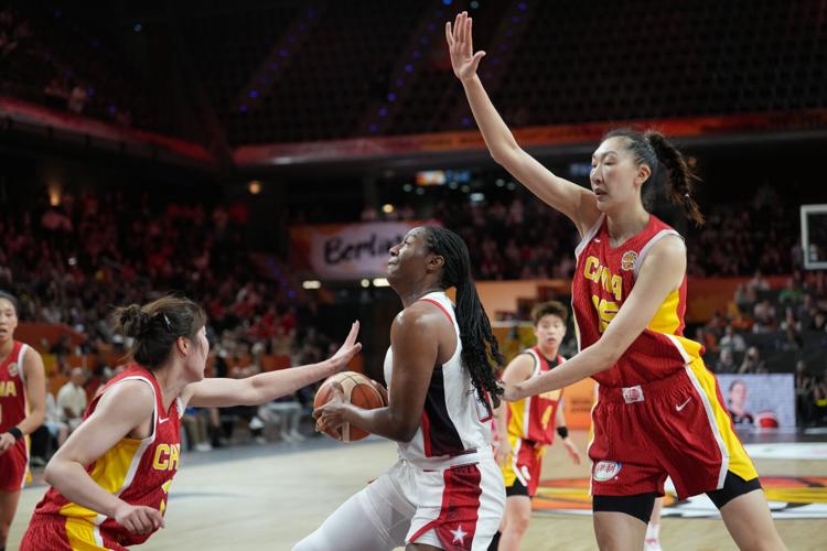 WCup China US Basketball